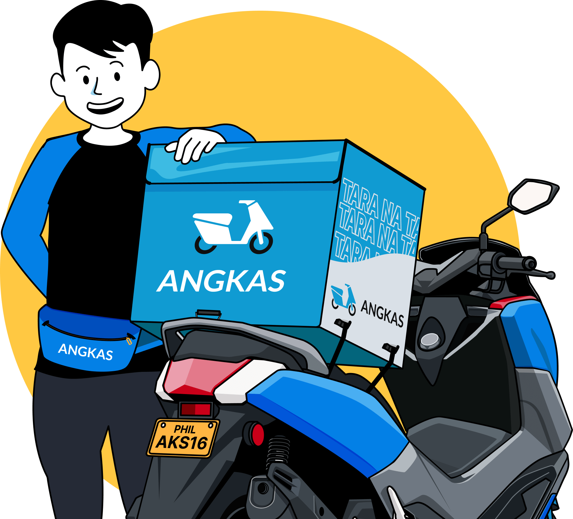Biker for Hire: Angkas Business Delivery